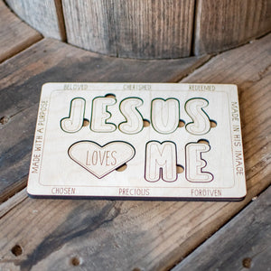 Jesus Loves Me Puzzle by Still Magnolia, pet accessory detail photo 4