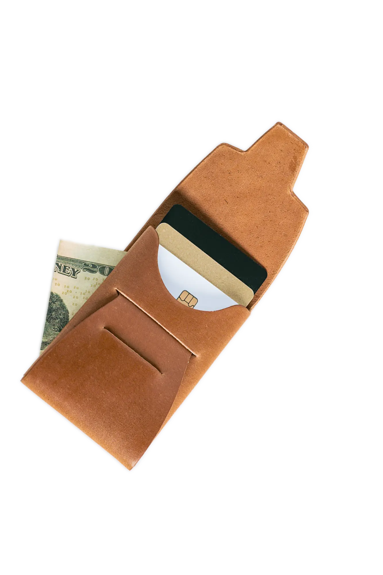Johnny Slim - Natural Horween Shell Cordovan by Loyal Stricklin, handmade leather goods main product photo
