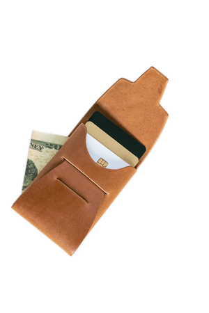Johnny Slim - Natural Horween Shell Cordovan by Loyal Stricklin, handmade leather goods main product photo