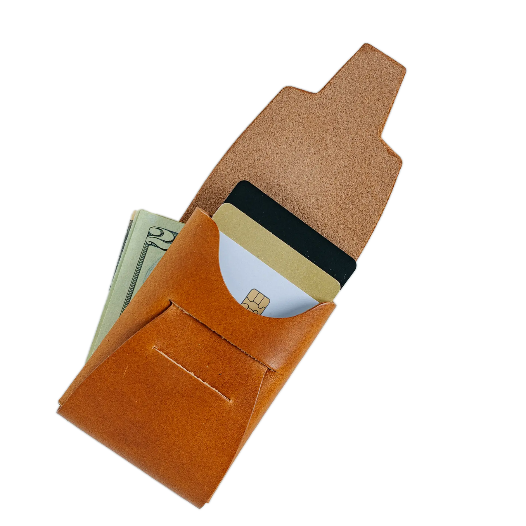 Johnny Slim - Tobacco by Loyal Stricklin, handmade leather goods main product photo