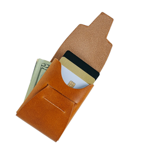 Johnny Slim - Tobacco by Loyal Stricklin, handmade leather goods main product photo