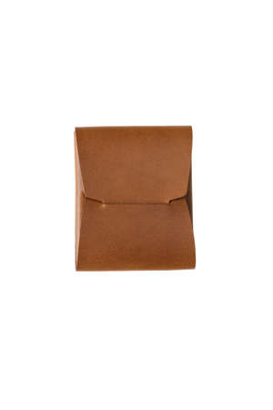 Johnny Wallet - Tobacco by Loyal Stricklin, handmade leather goods detail photo 2