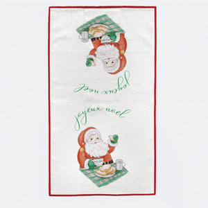 Joyeaux Noël Kitchen Towel by Nola Tawk, tea towel detail photo 2