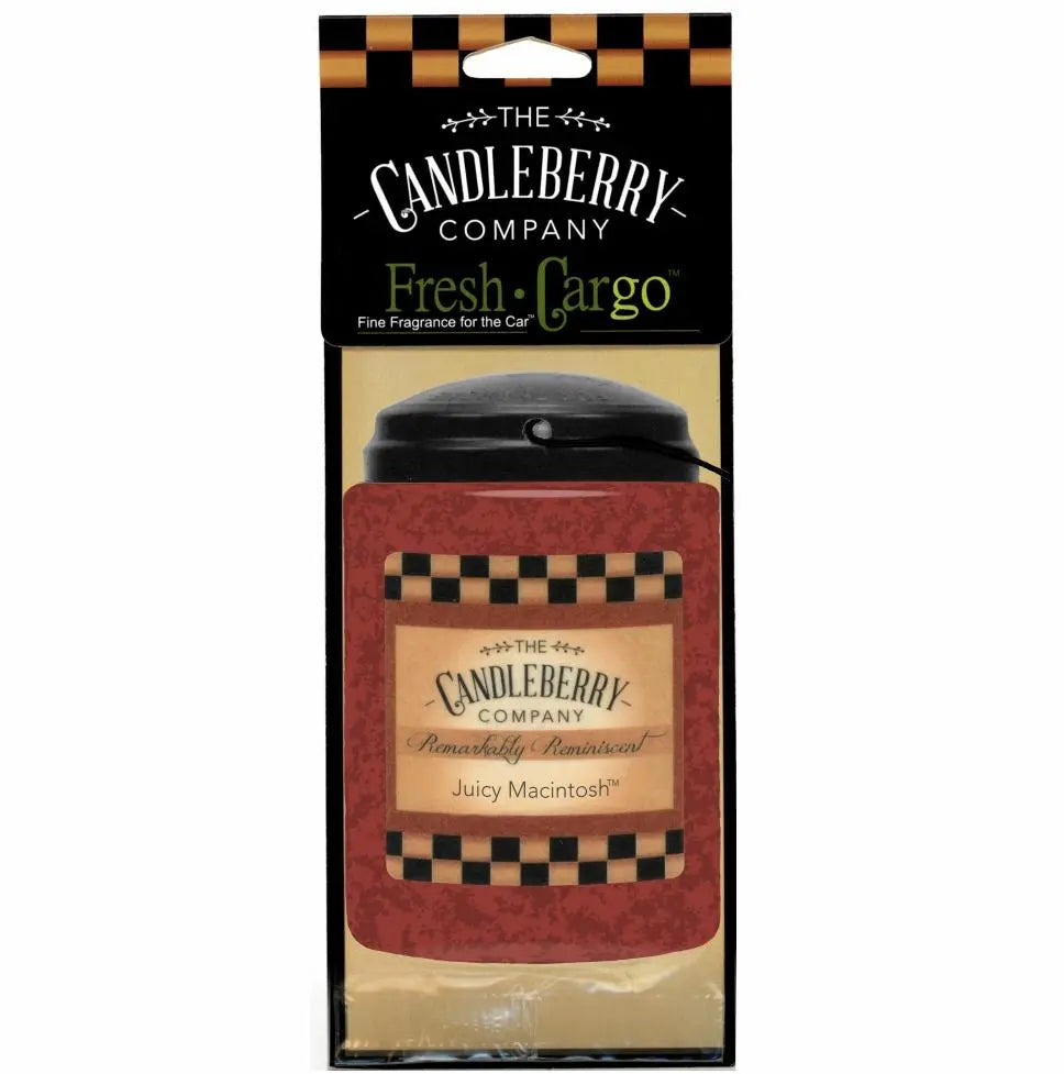 Juicy Macintosh™- "Fresh Cargo"®, Scent for the Car (2-PACK) (Collective) by The Candleberry® Candle Company, scented candle main product photo