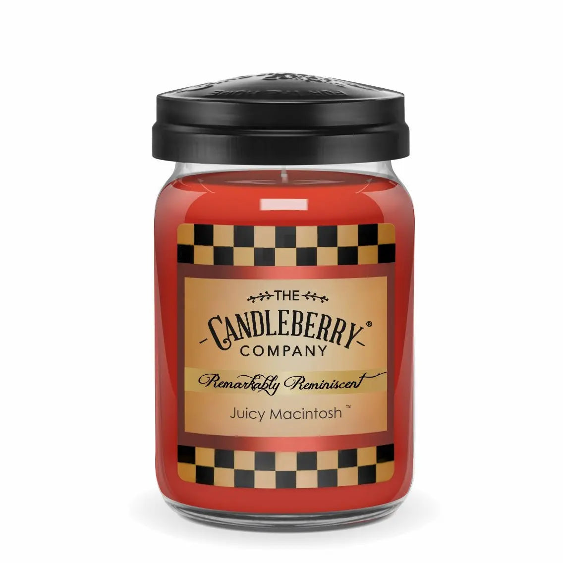Juicy Macintosh™, Large Jar Candle (Collective) by The Candleberry® Candle Company, scented candle main product photo