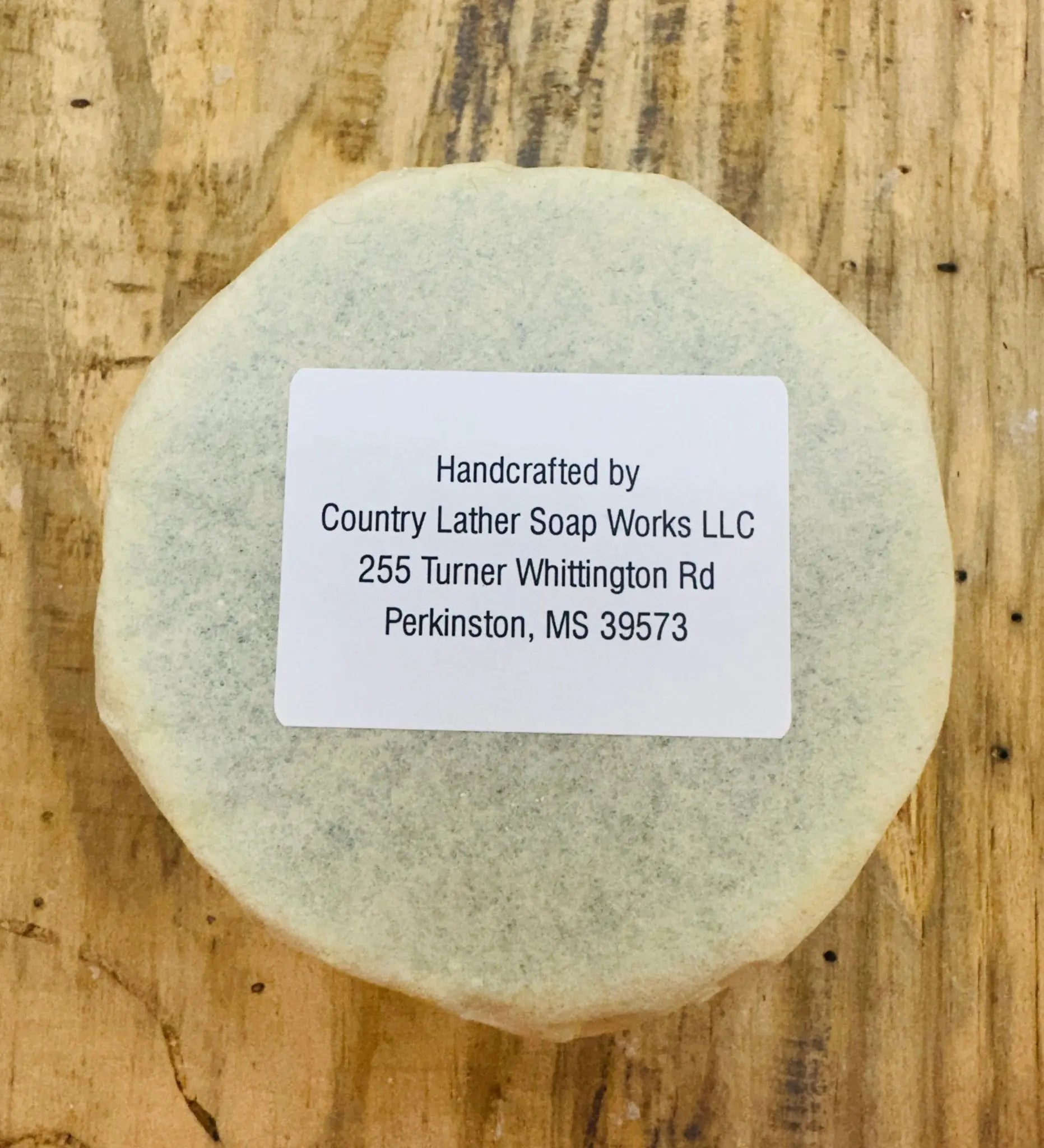 Juniper Berry Solid Dish Soap Refill by Country Lather Soap Works, natural skincare detail photo 4