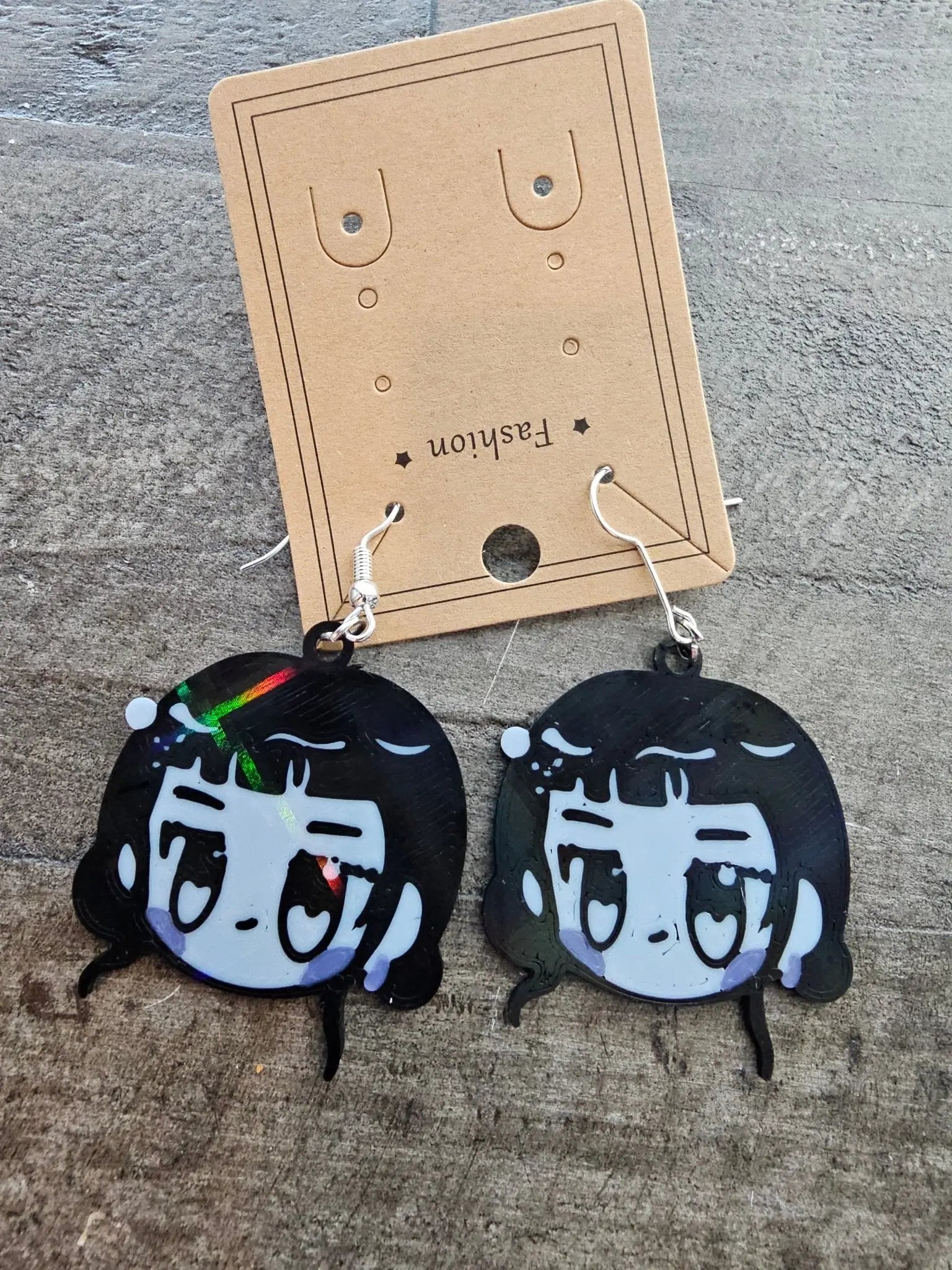 K-Pop Demon Hunter Inspired Earrings – Zoey by The Tween Space, handmade jewelry detail photo 2