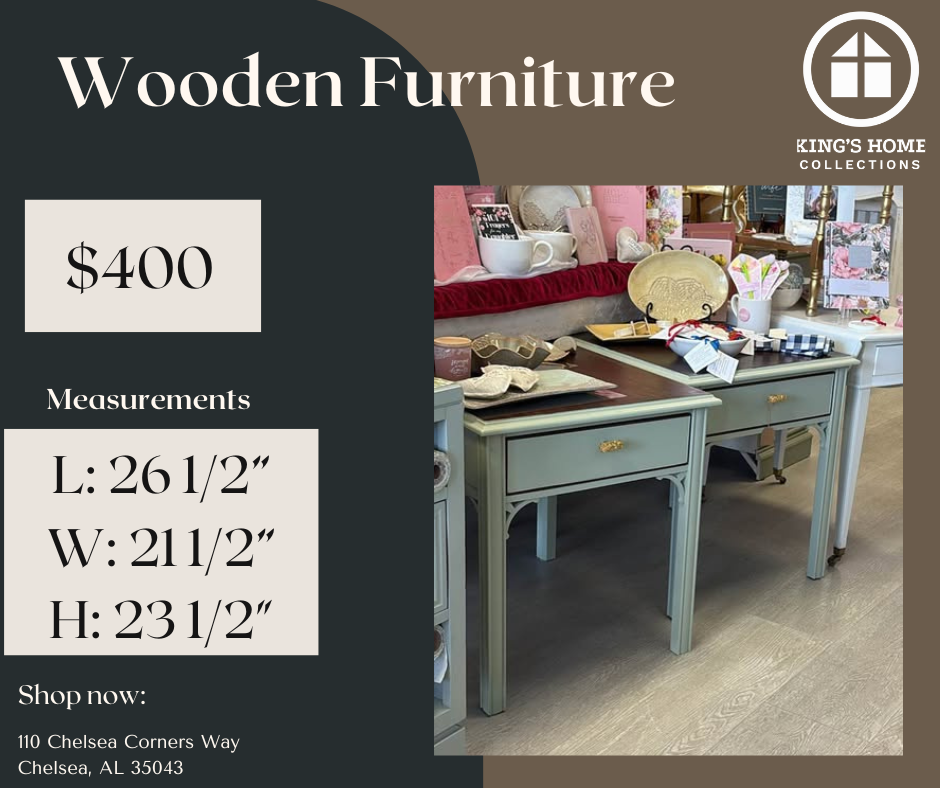 Prodigal Pottery Refurbished Matching Side Table Set — product view 1
