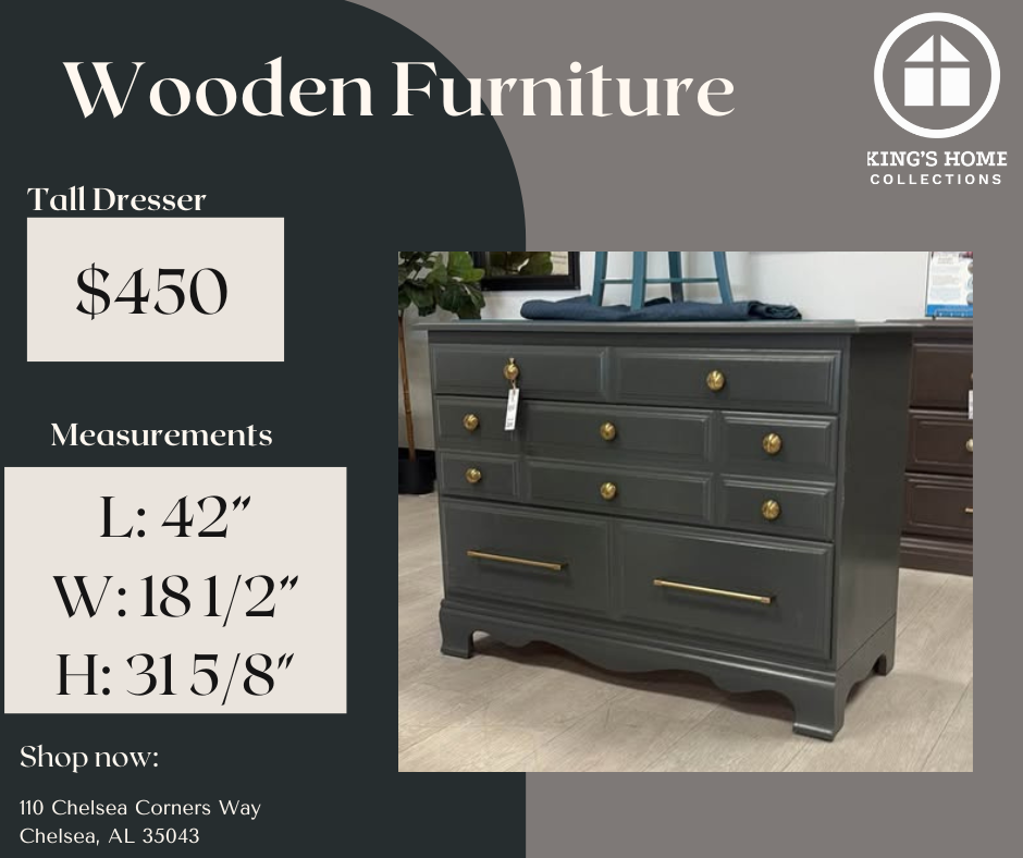 Prodigal Pottery Refurbished Charcoal Ten-Drawer Dresser — product view 1