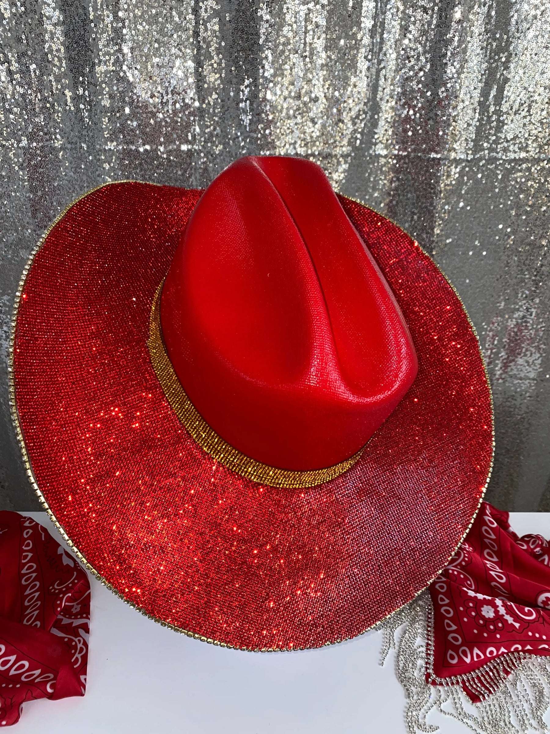 Kansas City Chiefs Hat by Rhinestone Cowgirl, Southern lifestyle apparel detail photo 3