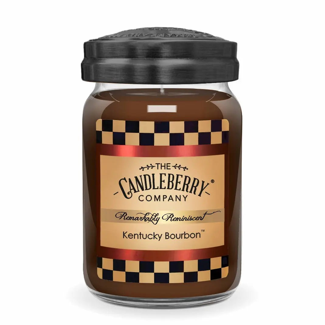 Kentucky Bourbon®, Large Jar Candle (Collective) by The Candleberry® Candle Company, scented candle main product photo