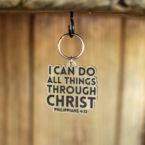 I Can Do All Things - Keychain by Still Magnolia, 3D printed gift detail photo 2
