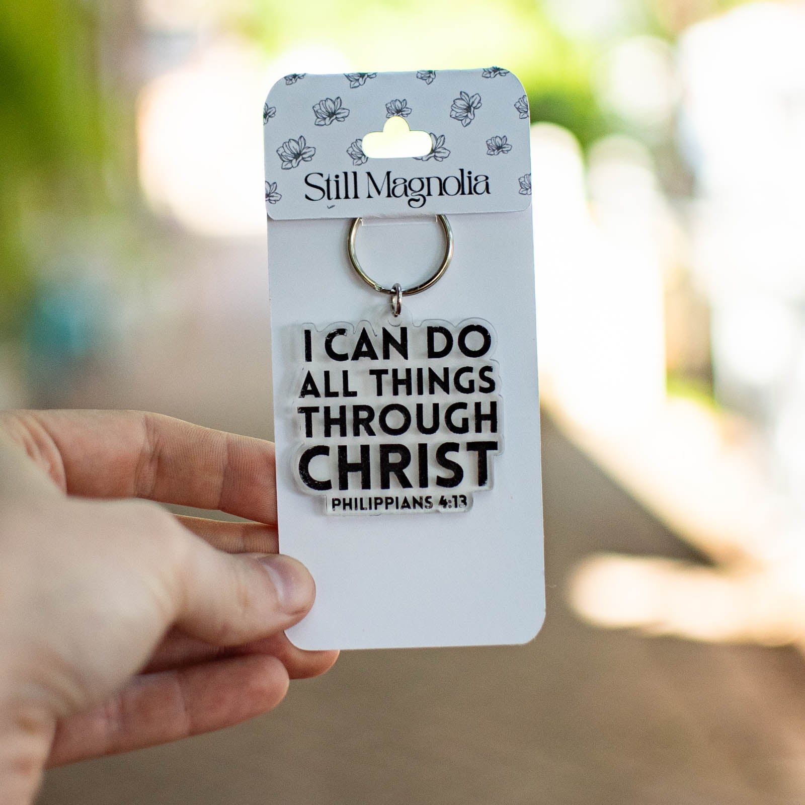 I Can Do All Things - Keychain by Still Magnolia, 3D printed gift main product photo