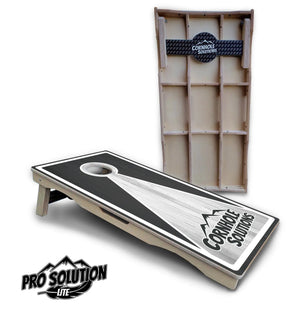Keyhole CS Logo Cornhole Boards - Pro Solution Lite Series by Cornhole Solutions, custom cornhole board detail photo 6