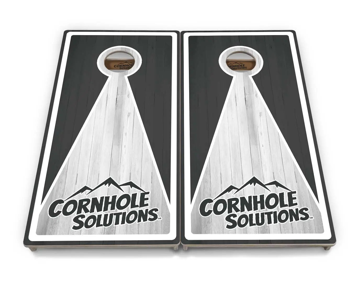 Keyhole CS Logo Cornhole Boards - Professional Tournament Series by Cornhole Solutions, custom cornhole board detail photo 5