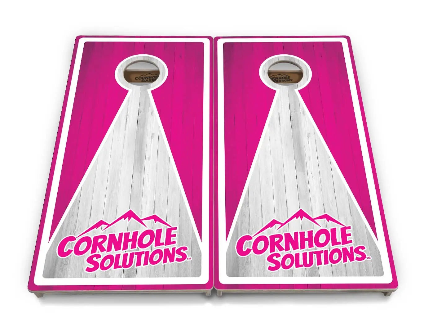 Keyhole CS Logo Cornhole Boards - Professional Tournament Series by Cornhole Solutions, custom cornhole board detail photo 11