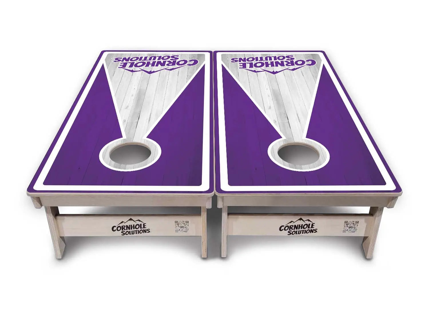 Keyhole CS Logo Cornhole Boards - Professional Tournament Series by Cornhole Solutions, custom cornhole board detail photo 12