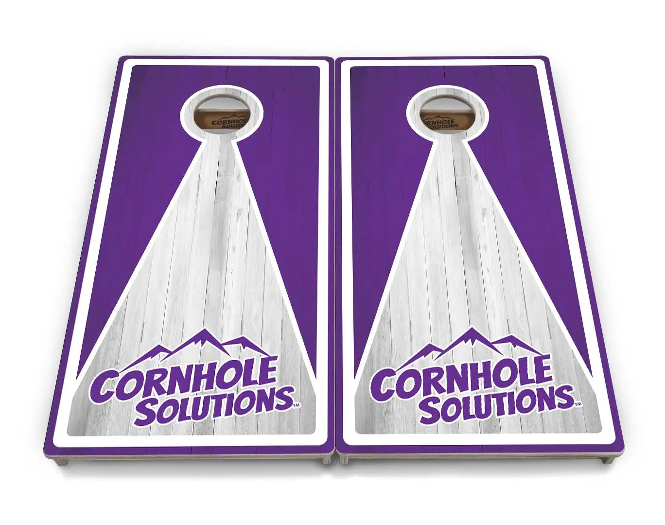 Keyhole CS Logo Cornhole Boards - Professional Tournament Series by Cornhole Solutions, custom cornhole board detail photo 13
