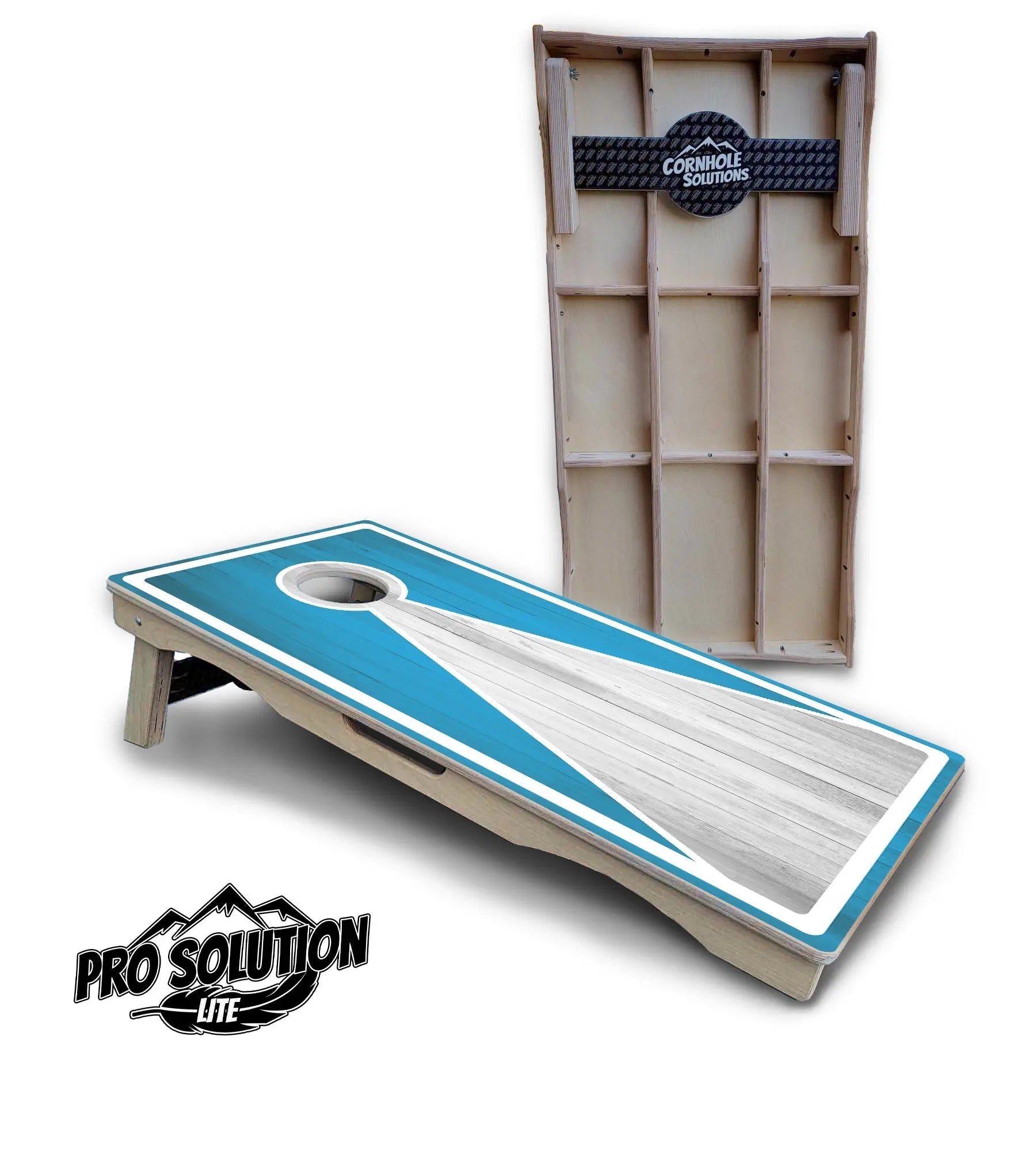 Keyhole Cornhole Boards - Pro Solution Lite Series by Cornhole Solutions, custom cornhole board detail photo 2