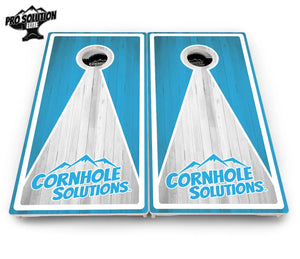 Keyhole Design Options CS Logo Cornhole Boards - Pro Solution Elite Series by Cornhole Solutions, Southern home decor detail photo 4