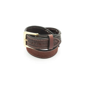Kid's Chocolate Spider Combo Belt by Texas Saddlery, Southern food gift main product photo