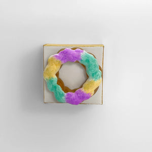 King Cake Wall Art by Nola Tawk, Southern home decor detail photo 2