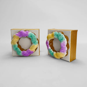 King Cake Wall Art by Nola Tawk, Southern home decor detail photo 3