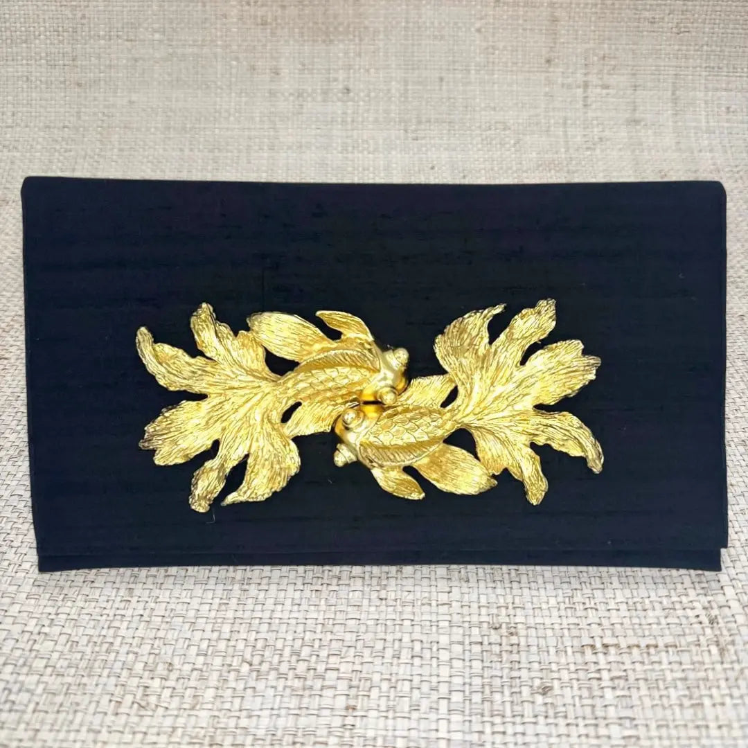 Koi Clutch by Garland Bags, handmade leather goods main product photo