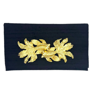 Koi Clutch by Garland Bags, handmade leather goods detail photo 4