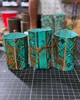 Koozies by Kw Leatherworks, custom drinkware detail photo 7