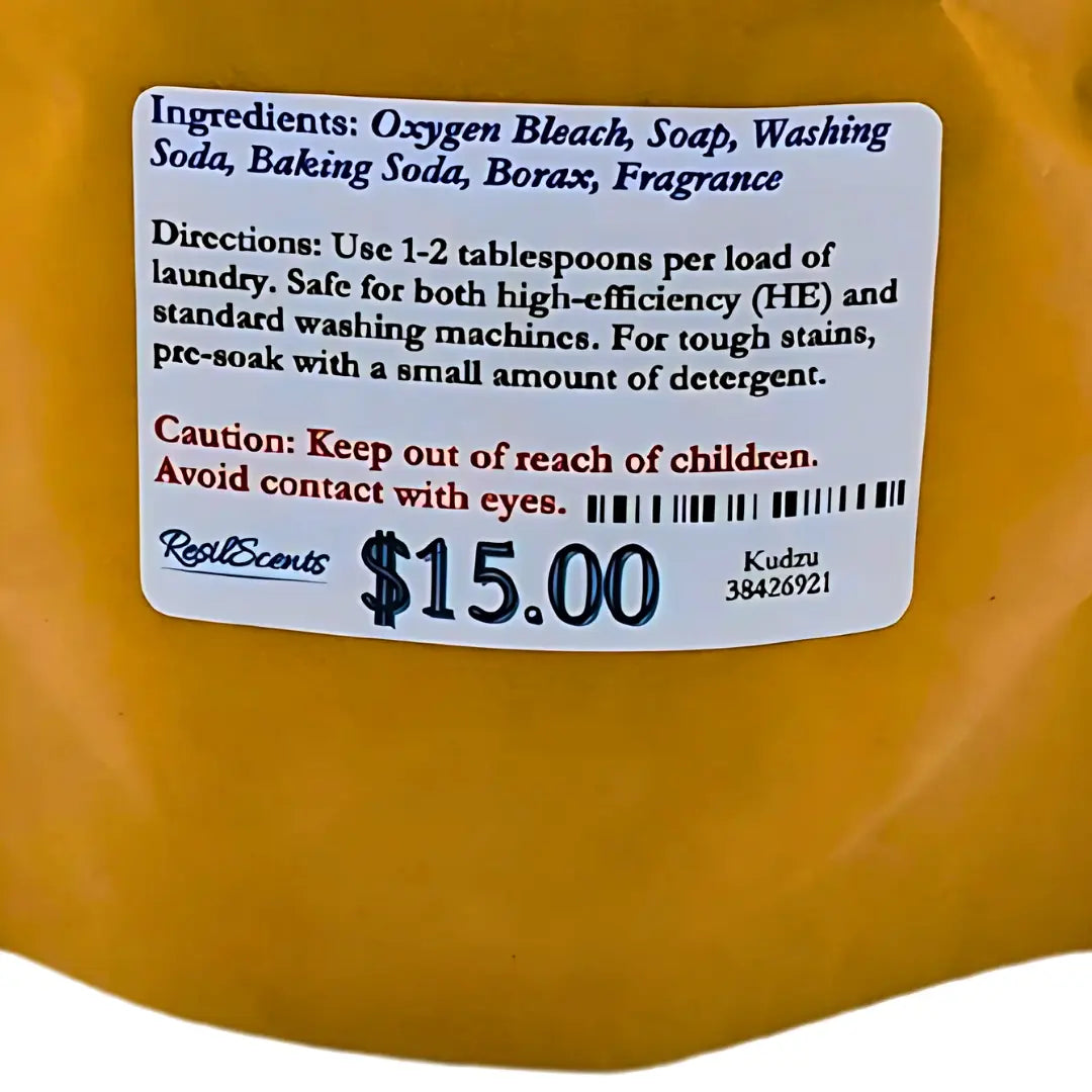Kudzu™ Laundry Detergent | Bright Floral Clean – ResilScents™ by ResilScents, scented candle detail photo 5