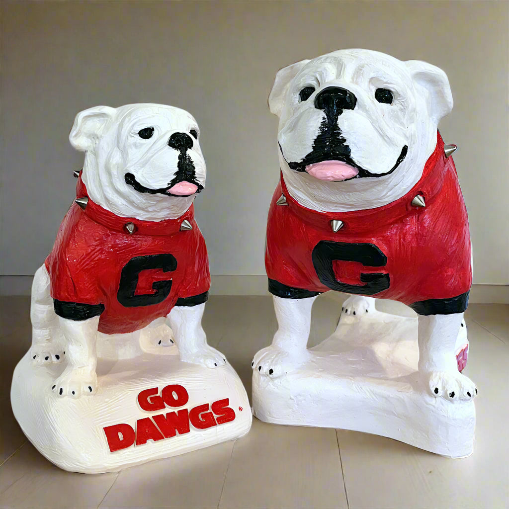 Georgia Bulldogs Standing UGA Mascot Tabletop Sculpture alternate view 7
