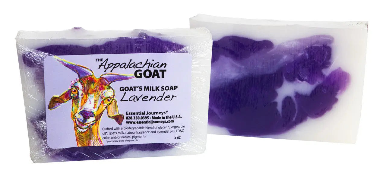 Lavender Goat'S Milk Soap Slice 5 Oz. by Essential Journeys, natural skincare detail photo 3