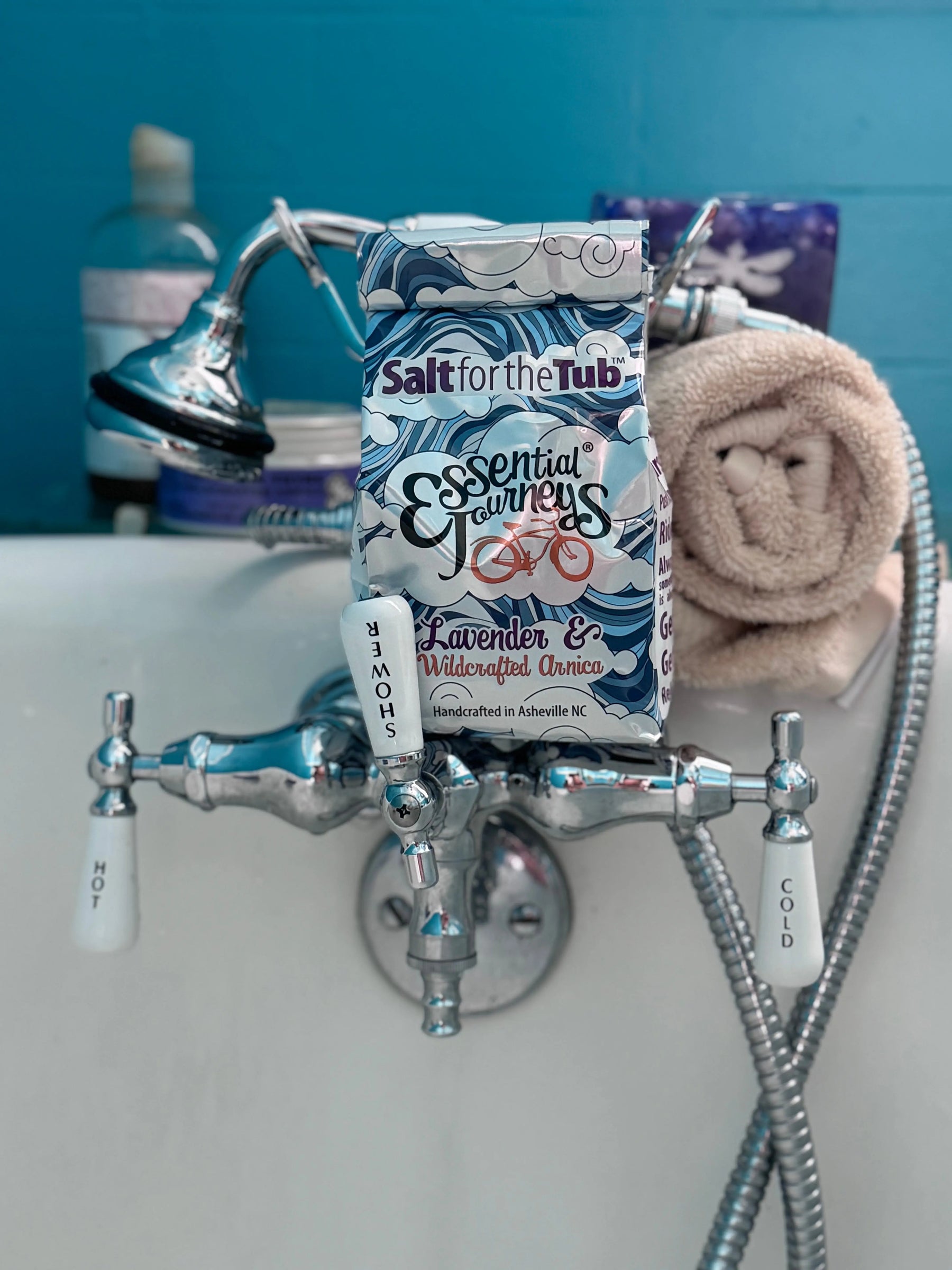 Lavender & Arnica Bath Salts by Essential Journeys, Southern food gift detail photo 5