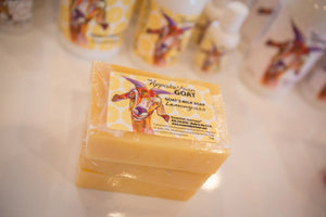 Lemongrass Goat'S Milk Soap Slice 5 Oz. by Essential Journeys, natural skincare detail photo 4