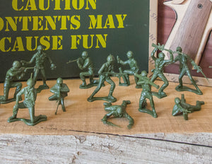 Little Green Army Men by Elastic Precision, 3D printed toy main product photo