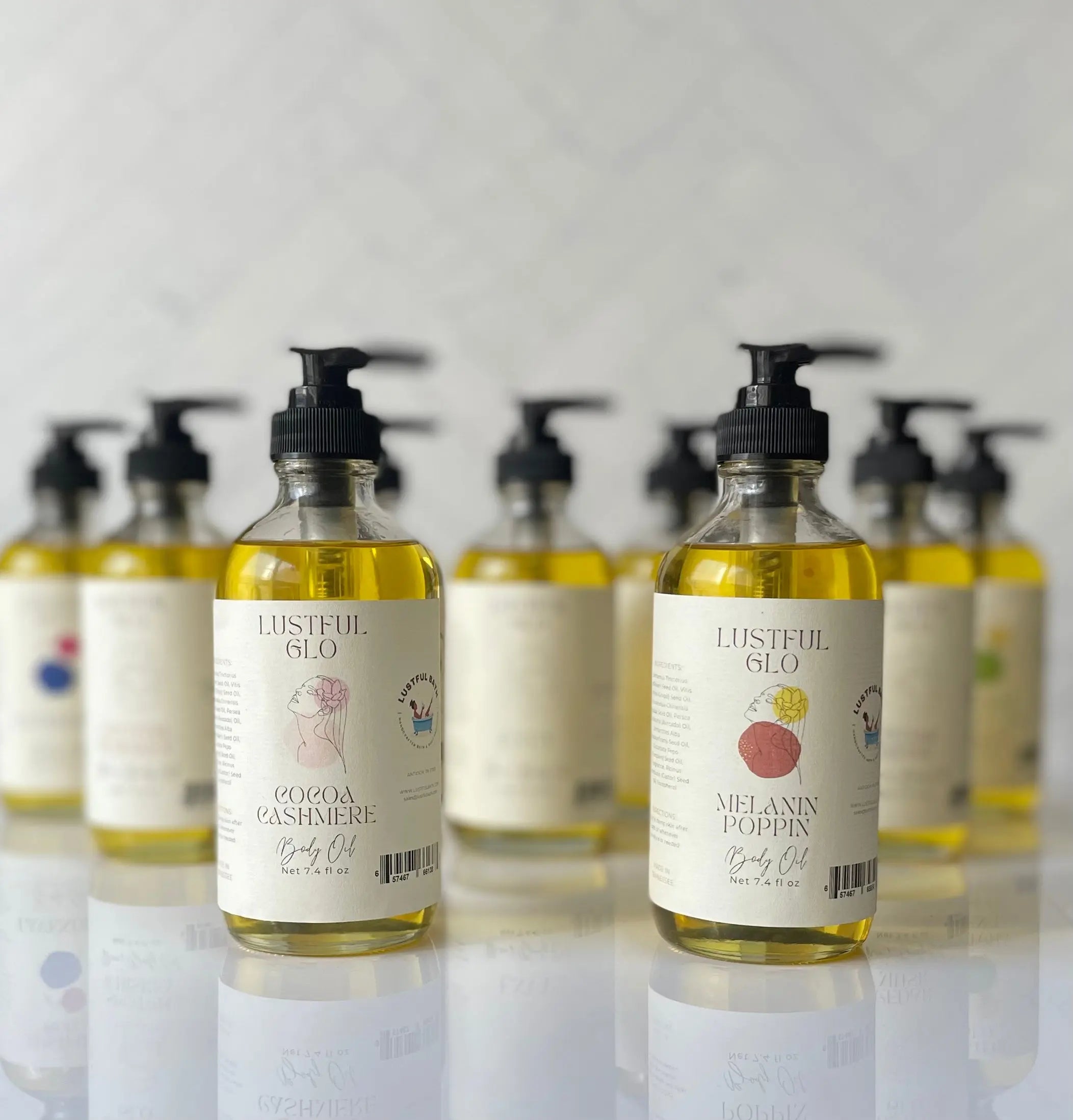 Lustful Glo Body Oil by Lustful Bath, LLC, natural skincare main product photo