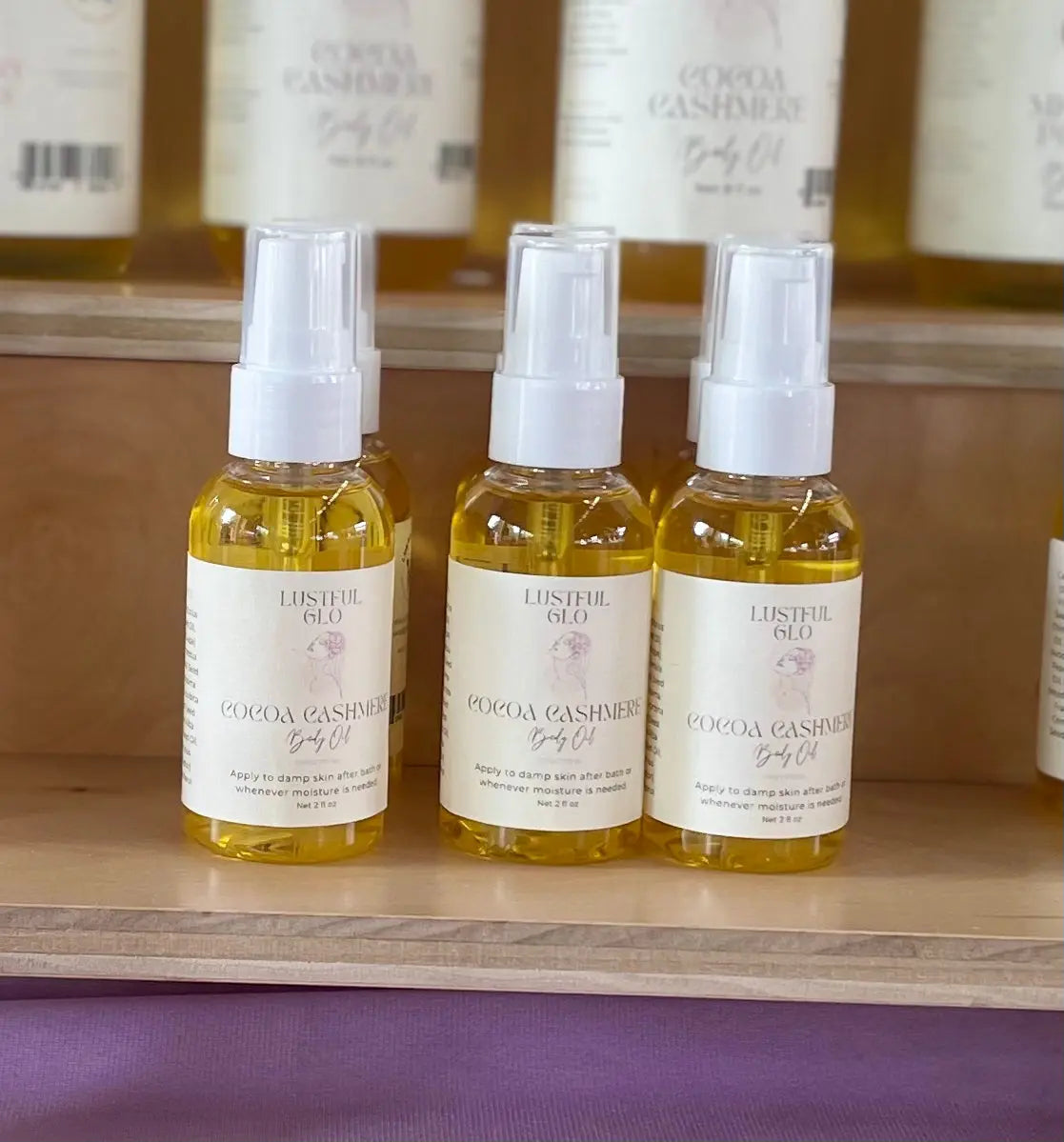 Lustful Glo Body Oil by Lustful Bath, LLC, natural skincare detail photo 19