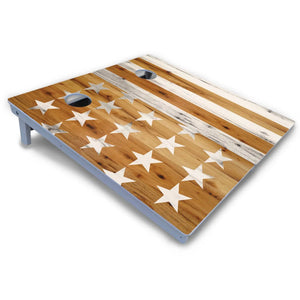Large Stars & Stripes Cornhole Boards - All Weather Series by Cornhole Solutions, custom cornhole board detail photo 4