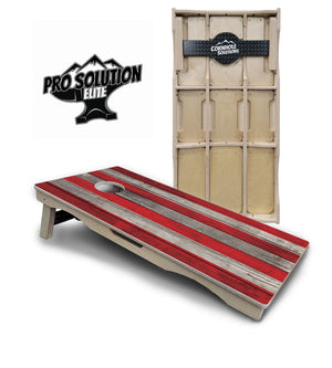 Large Stars & Stripes Cornhole Boards - Pro Solution Elite Series by Cornhole Solutions, custom cornhole board detail photo 4