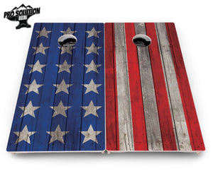 Large Stars & Stripes Cornhole Boards - Pro Solution Elite Series by Cornhole Solutions, custom cornhole board detail photo 5