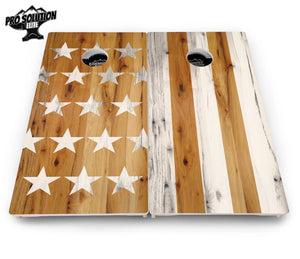 Large Stars & Stripes Cornhole Boards - Pro Solution Elite Series by Cornhole Solutions, custom cornhole board detail photo 12