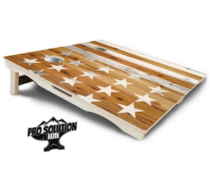 Large Stars & Stripes Cornhole Boards - Pro Solution Elite Series by Cornhole Solutions, custom cornhole board detail photo 13