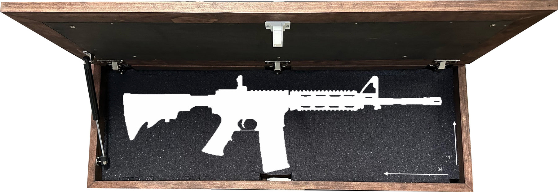 Large Birds in a Tree Gun Concealment Furniture, Concealed Shelf, Hidden Storage for Rifles, Shotguns, & Handguns by Bellewood Designs, Southern home decor detail photo 11