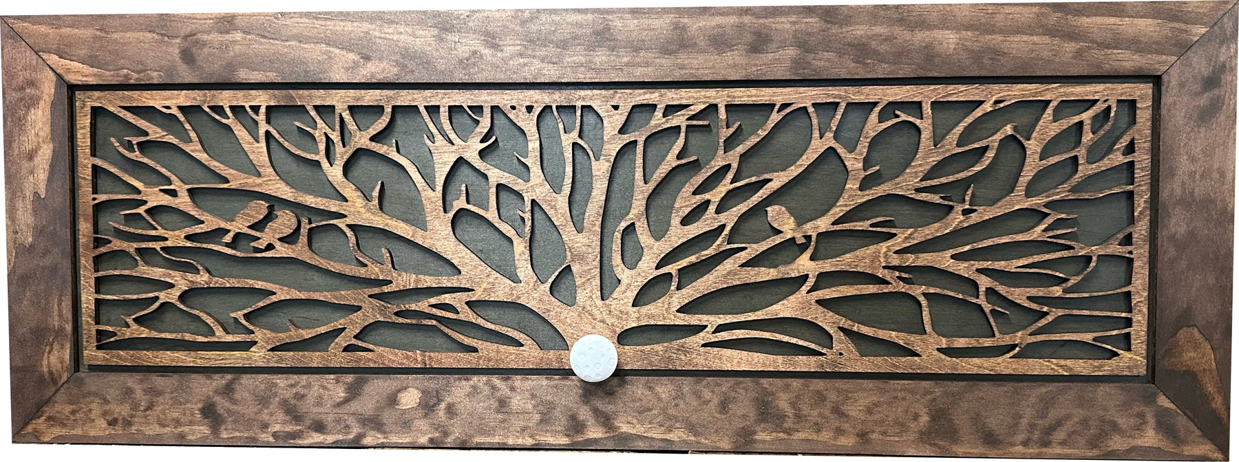 Large Birds in a Tree Gun Concealment Furniture, Concealed Shelf, Hidden Storage for Rifles, Shotguns, & Handguns by Bellewood Designs, Southern home decor detail photo 9
