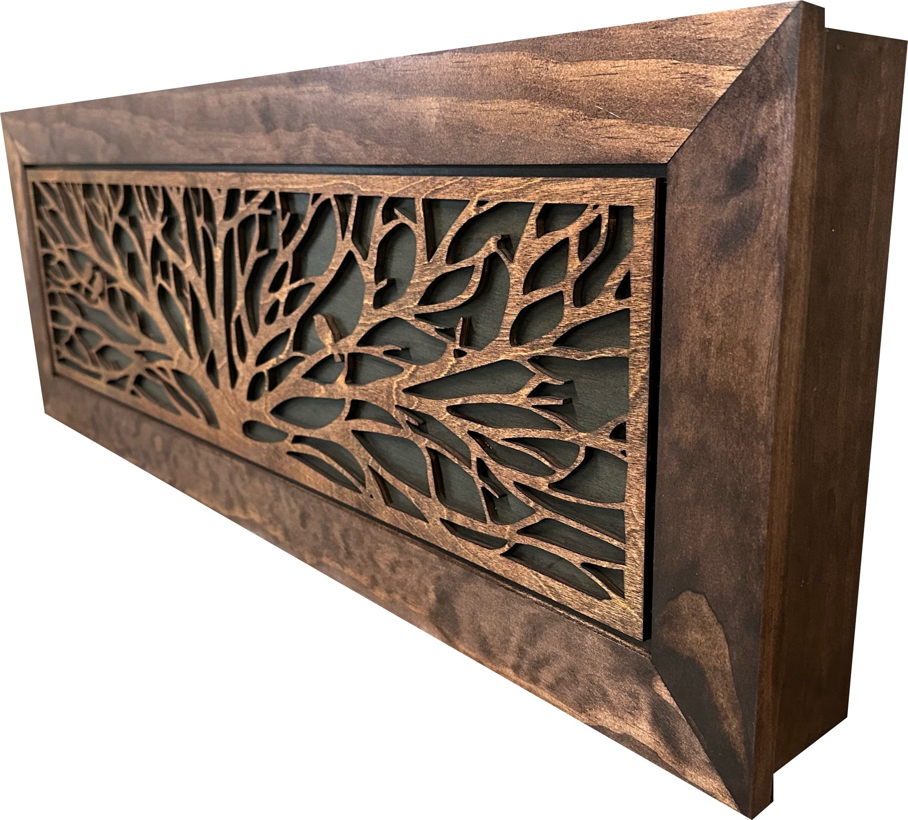 Large Birds in a Tree Gun Concealment Furniture, Concealed Shelf, Hidden Storage for Rifles, Shotguns, & Handguns by Bellewood Designs, Southern home decor detail photo 12