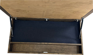 Deer and Elk Gun Concealment Furniture - Handcrafted Wooden Gun Cabinets - Gun Shelf Hidden Storage for Rifles, Shotguns, & Handguns - Quick Access Hi by Bellewood Designs