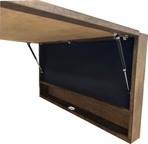 Deer and Elk Gun Concealment Furniture - Handcrafted Wooden Gun Cabinets - Gun Shelf Hidden Storage for Rifles, Shotguns, & Handguns - Quick Access Hi by Bellewood Designs