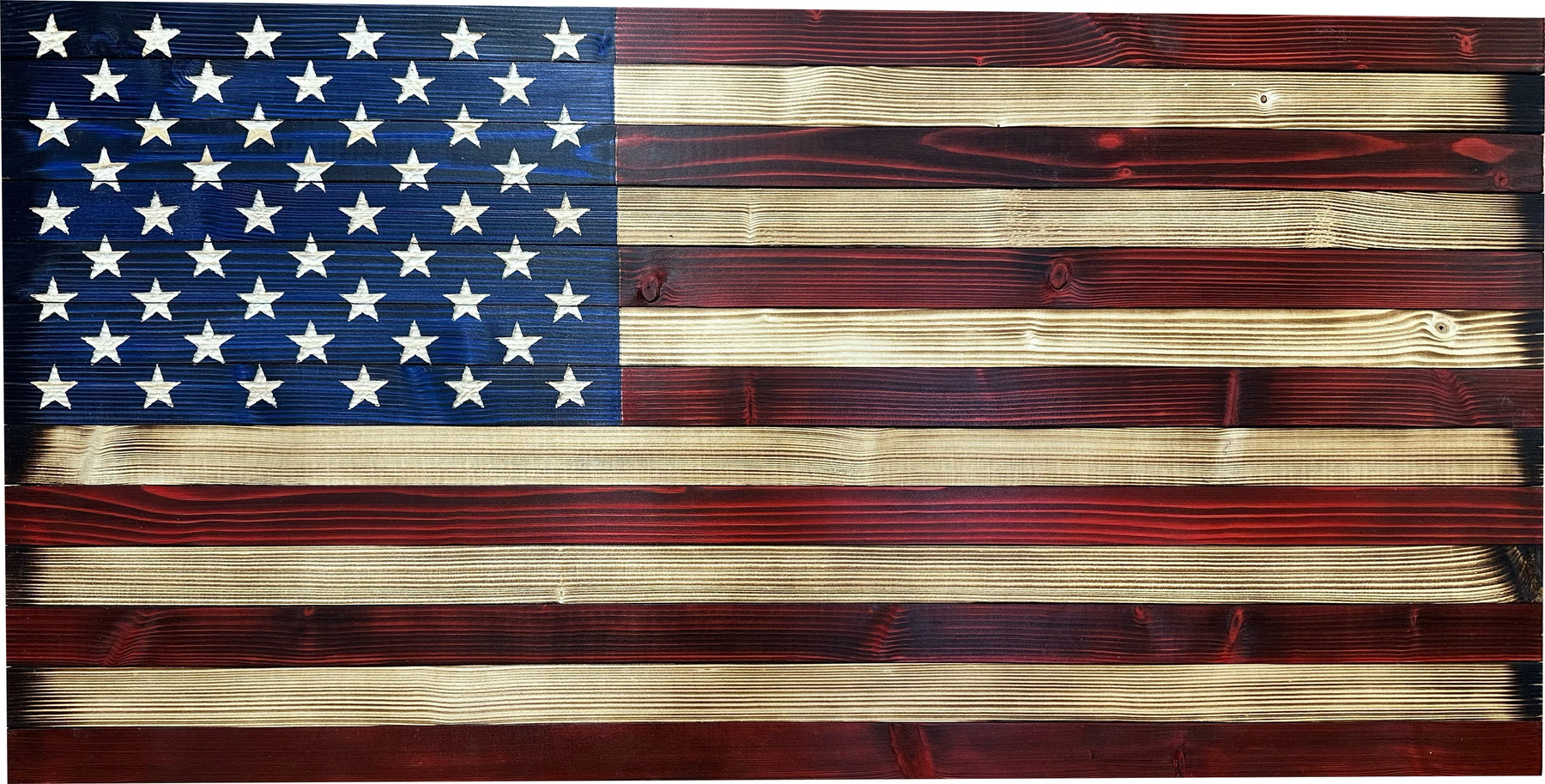 Large American Flag Gun Safe - Quick Access Hidden Gun Safe for Rifles, Shotguns, & Handguns - Gun Concealment Furniture with Magnetic Lock - Gun Self by Bellewood Designs