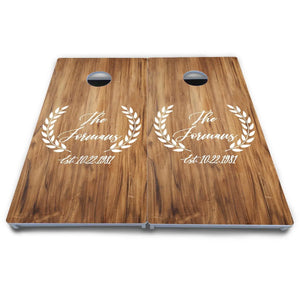 Laurel Cornhole Boards - All Weather Series by Cornhole Solutions, custom cornhole board detail photo 4